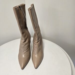 Theory Tan Leather Women's Boots, EU39|US9